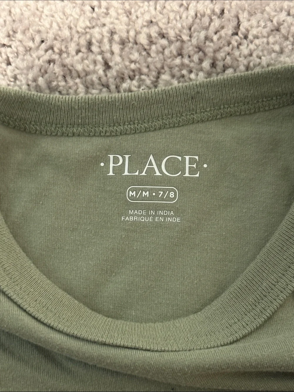 The Children's Place Olive Green 'New Schoolyear' Pixel Character Tee